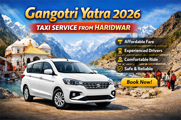 Gangotri Taxi Service from Haridwar 